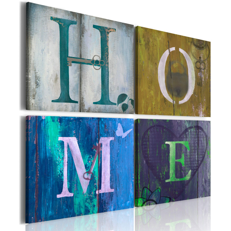 Canvas Print Make yourself at home 56599 additionalImage 2