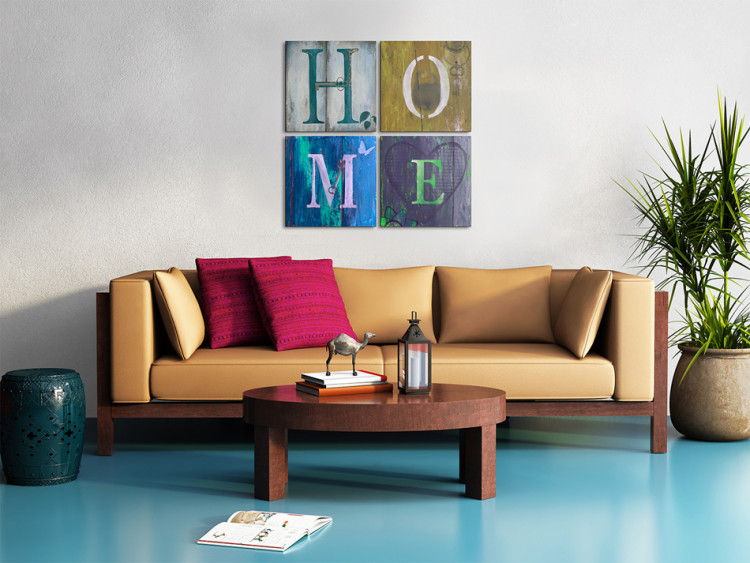 Canvas Print Make yourself at home 56599 additionalImage 3