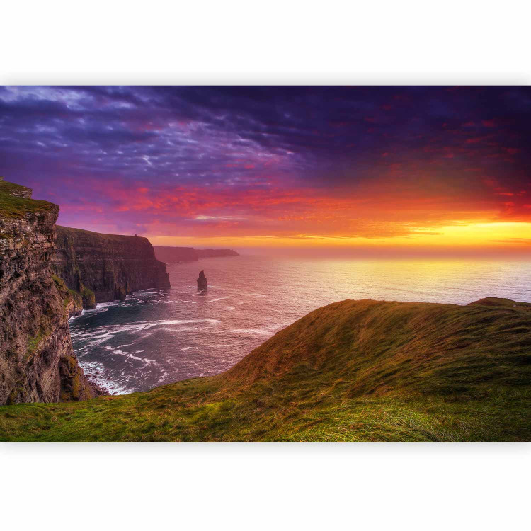 Photo Wallpaper Cliffs of Moher, Ireland - Seascape with the Sea and Cliffs at Sunset 60499 additionalImage 1