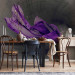 Photo Wallpaper Abstract Spirit - Purple Fabric Motif in Gray Concrete Tunnel 64699 additionalThumb 6
