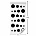 Modern Wallpaper Black dots 89399 additionalThumb 7