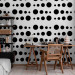 Modern Wallpaper Black dots 89399 additionalThumb 5