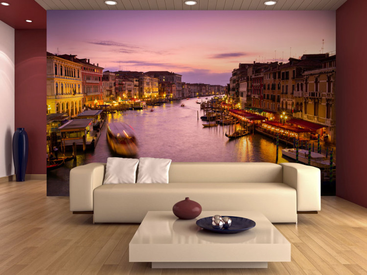 Photo Wallpaper City of lovers, Venice by night 97199